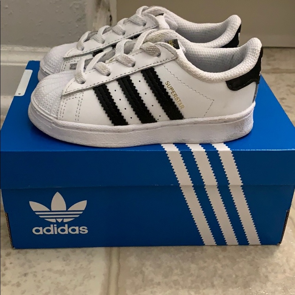 Adidas superstar toddler sneakers!